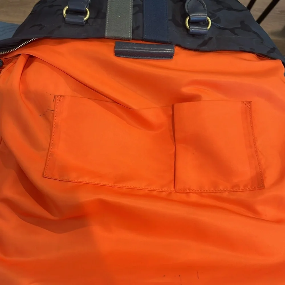 Mark & Graham Camo Foldover Messenger Bag Tote